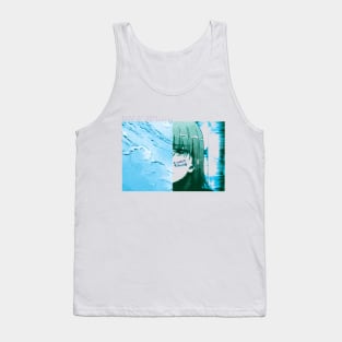 A Certain Scientific Railgun T ''HEAD IN THE CLOUDS'' V3 Tank Top